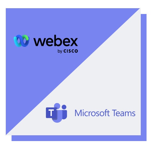 webex ms teams logos